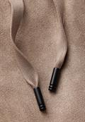 Hose im Velours-Look driftwood beige