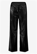 Hose in Lederoptik weites Bein 30 Inch black beauty