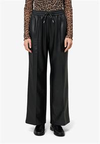 Hose in Lederoptik weites Bein 30 Inch black beauty