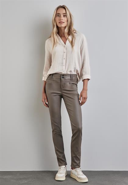 Hose mit Coating cedar brown