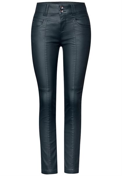 Hose mit Coating cool vintage green