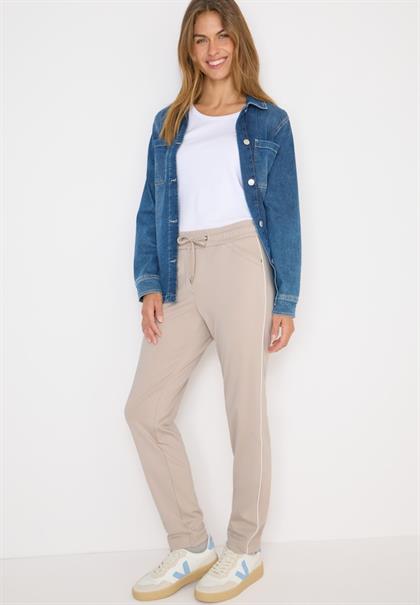 Hose mit Gallonstreifen light sandalwood beige