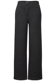 Hose mit Glitzer-Details flint grey melange