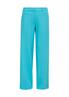 Hose mit High Rise-Bund türkis