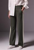 Hose mit Kontrast-Streifen nightfall green