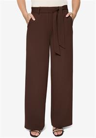 Hose mit Stoffgürtel chicory coffee