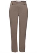 Hose mit Tape-Detail light terra mocha