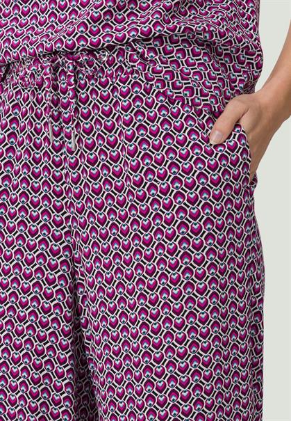 Hose mit weitem Bein black pink