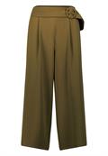 Hose mit weitem Bein und Gürtel 26 Inch dark olive
