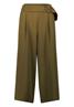 Hose mit weitem Bein und Gürtel 26 Inch dark olive