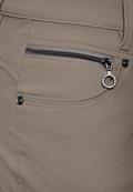 Hose mit Zipper Details ashen maple beige