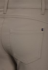 Hose mit Zipper Details ashen maple beige