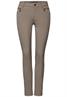 Hose mit Zipper Details ashen maple beige