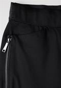 Hose mit Zipper Details black
