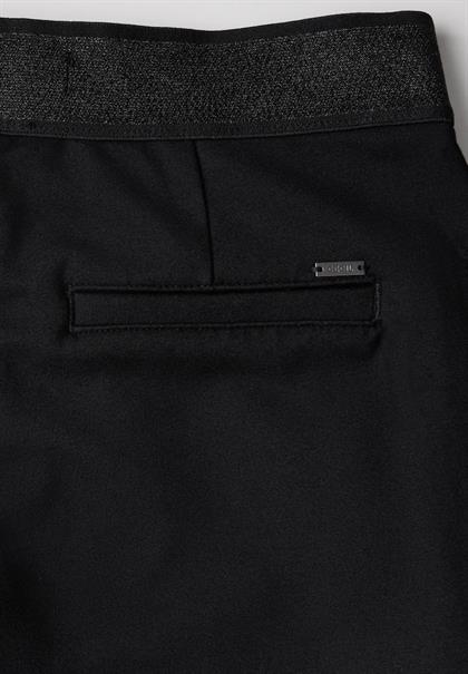 Hose mit Zipper Details black