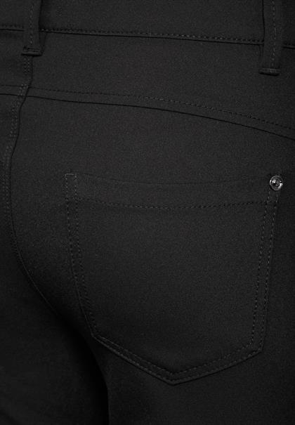 Hose mit Zipper Details black