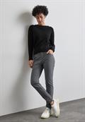 Hose mit Zipper Details storm grey