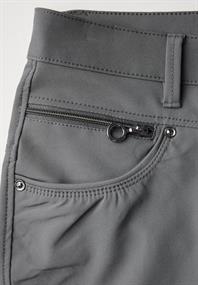 Hose mit Zipper Details storm grey