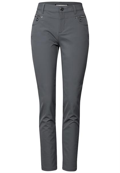 Hose mit Zipper Details storm grey