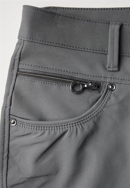 Hose mit Zipper Details storm grey