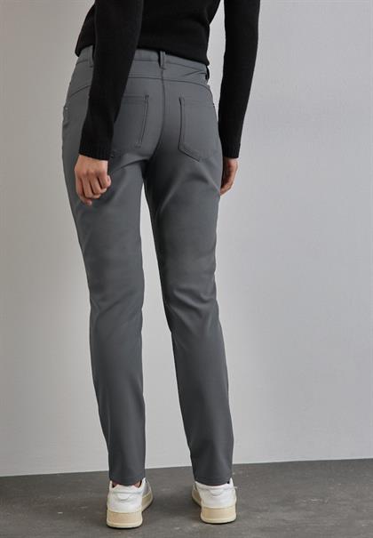 Hose mit Zipper Details storm grey