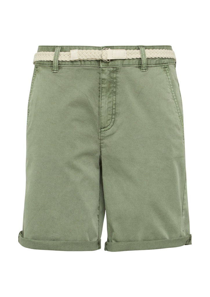 s.Oliver Chinoshorts, mit geflochtenem Gürtel günstig online kaufen