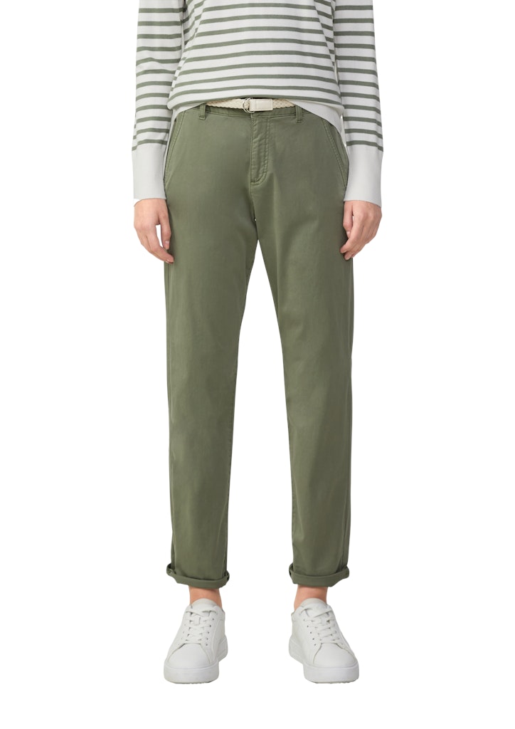 s.Oliver Stoffhose Chino mit geflochtenem Gürtel günstig online kaufen