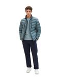 Hybrid Jacke mit abnehmbarer Kapuze dusty dark teal