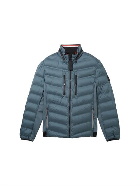 Hybrid Jacke mit abnehmbarer Kapuze dusty dark teal