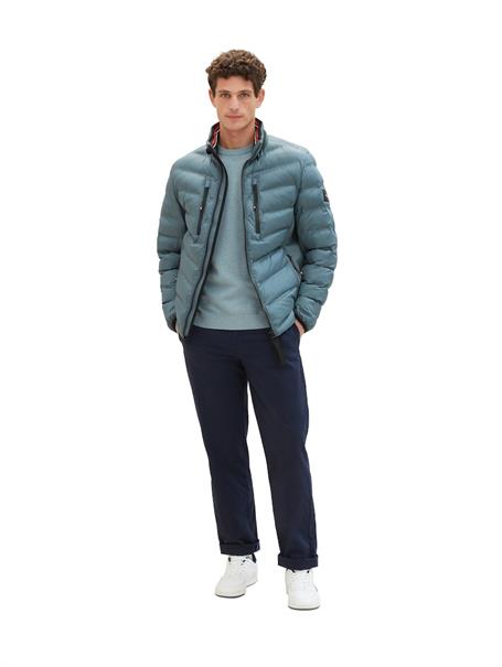 Hybrid Jacke mit abnehmbarer Kapuze dusty dark teal