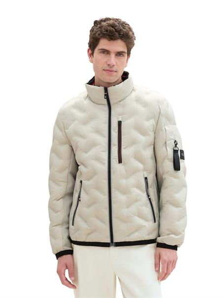 Hybrid Jacke mit Kapuze beige alfalfa