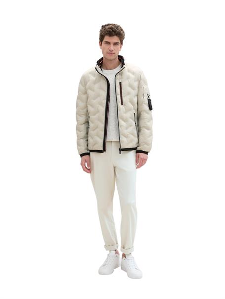 Hybrid Jacke mit Kapuze beige alfalfa