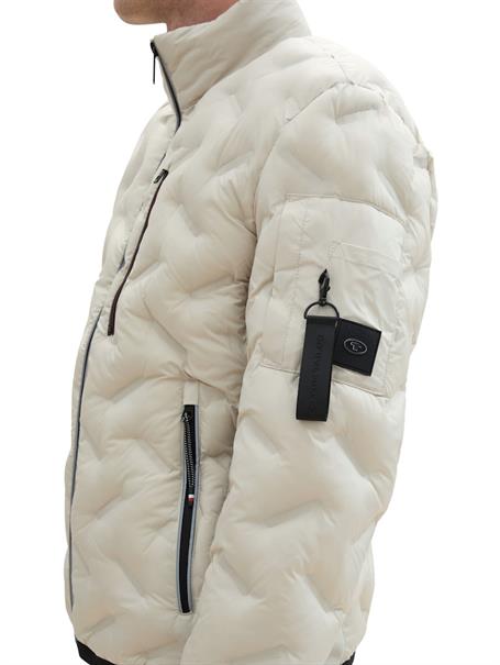 Hybrid Jacke mit Kapuze beige alfalfa