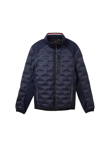 Hybrid Jacke mit recyceltem Polyester sky captain blue