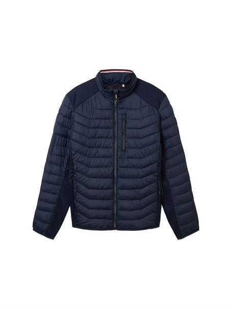 Hybrid Jacke mit recyceltem Polyester sky captain blue