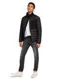 Hybrid Jacke mit Stehkragen black