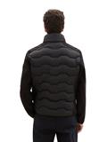 Hybrid Jacke mit Stehkragen black