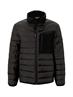 Hybrid Jacke mit Stehkragen black