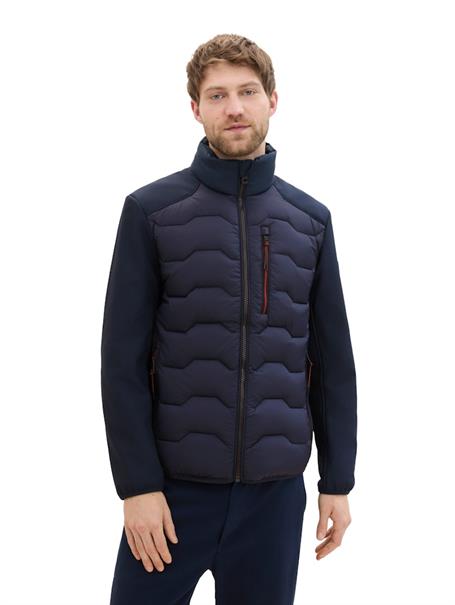 Hybrid Jacke mit Stehkragen sky captain blue