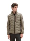 Hybrid Jacke mit Stehkragen smokey olive green