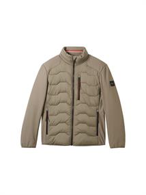 Hybrid Jacke mit Stehkragen smokey olive green