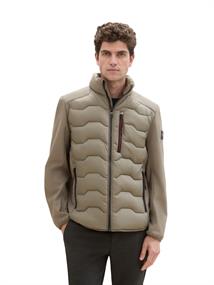 Hybrid Jacke mit Stehkragen smokey olive green