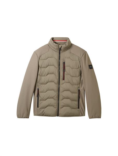 Hybrid Jacke mit Stehkragen smokey olive green