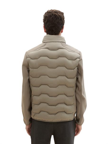Hybrid Jacke mit Stehkragen smokey olive green