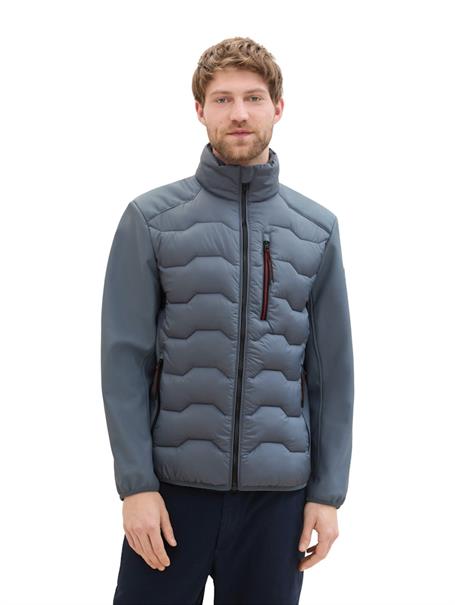 Hybrid Jacke mit Stehkragen stormy teal