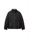 Hybrid Jacke mit verstaubarer Kapuze black