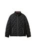 Hybrid Jacke mit verstaubarer Kapuze black