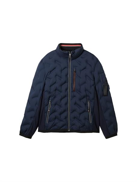 Hybrid Jacke mit verstaubarer Kapuze sky captain blue