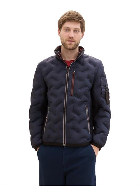 Hybrid Jacke mit verstaubarer Kapuze sky captain blue