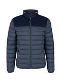 Hybrid Steppjacke blue melange structure